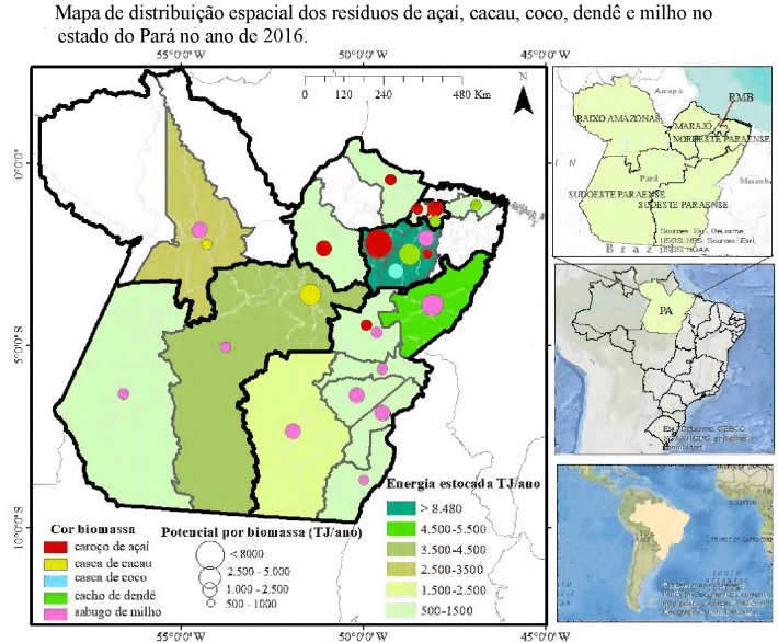 Potencial do Pará para o uso de resíduos agrícolas na geração de energia