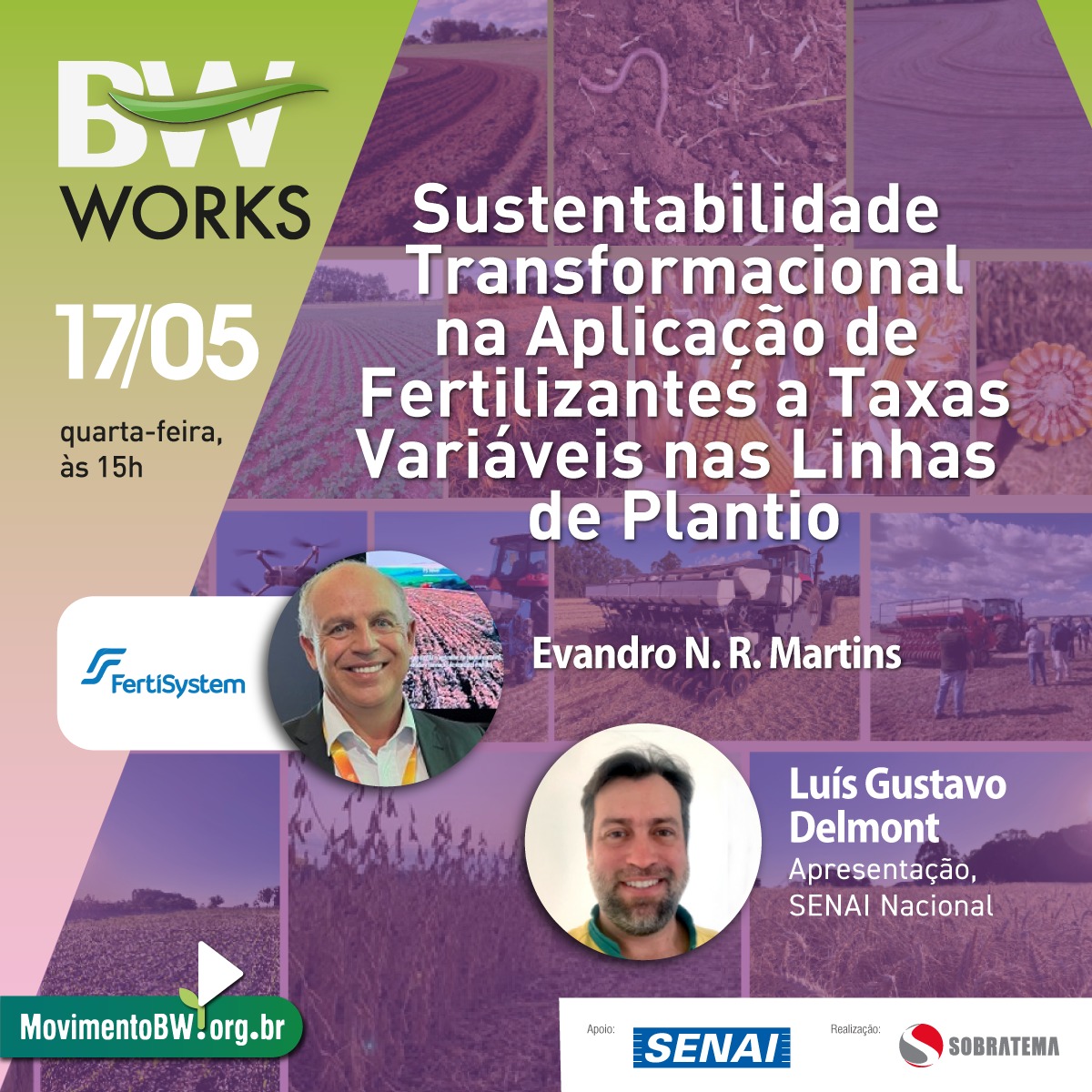 BW Works mostra sistema inovador para aplicação de fertilizantes