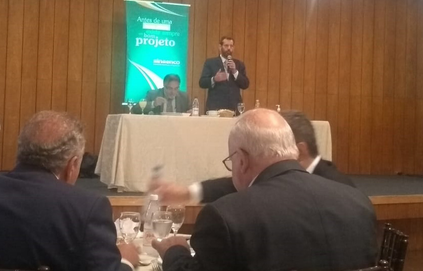 Sinaenco promove encontro com Secretário da Infraestrutura
