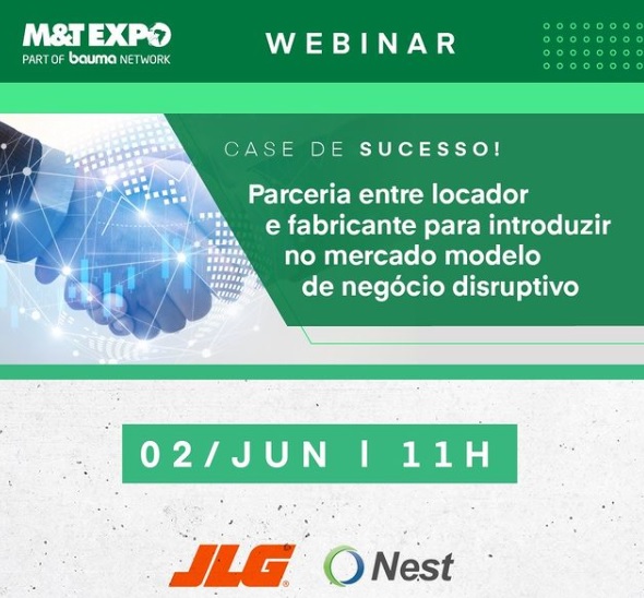 M&T Expo realiza webinar gratuito que irá abordar modelo de negócio disruptivo em plataformas Low Level Access (LLA) 